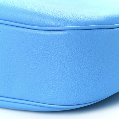 Versace Grained Calfskin La Medusa Medium Hobo Crossbody Blue 8 of 8