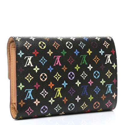 Louis Vuitton Monogram Multicolor Alexandra Wallet Black 3 of 16