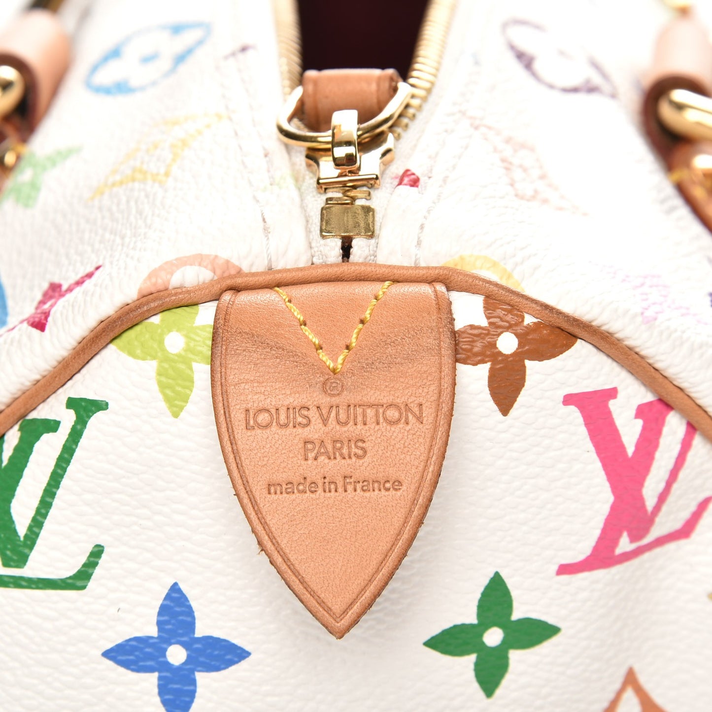 Monogram Multicolor Speedy 30 White