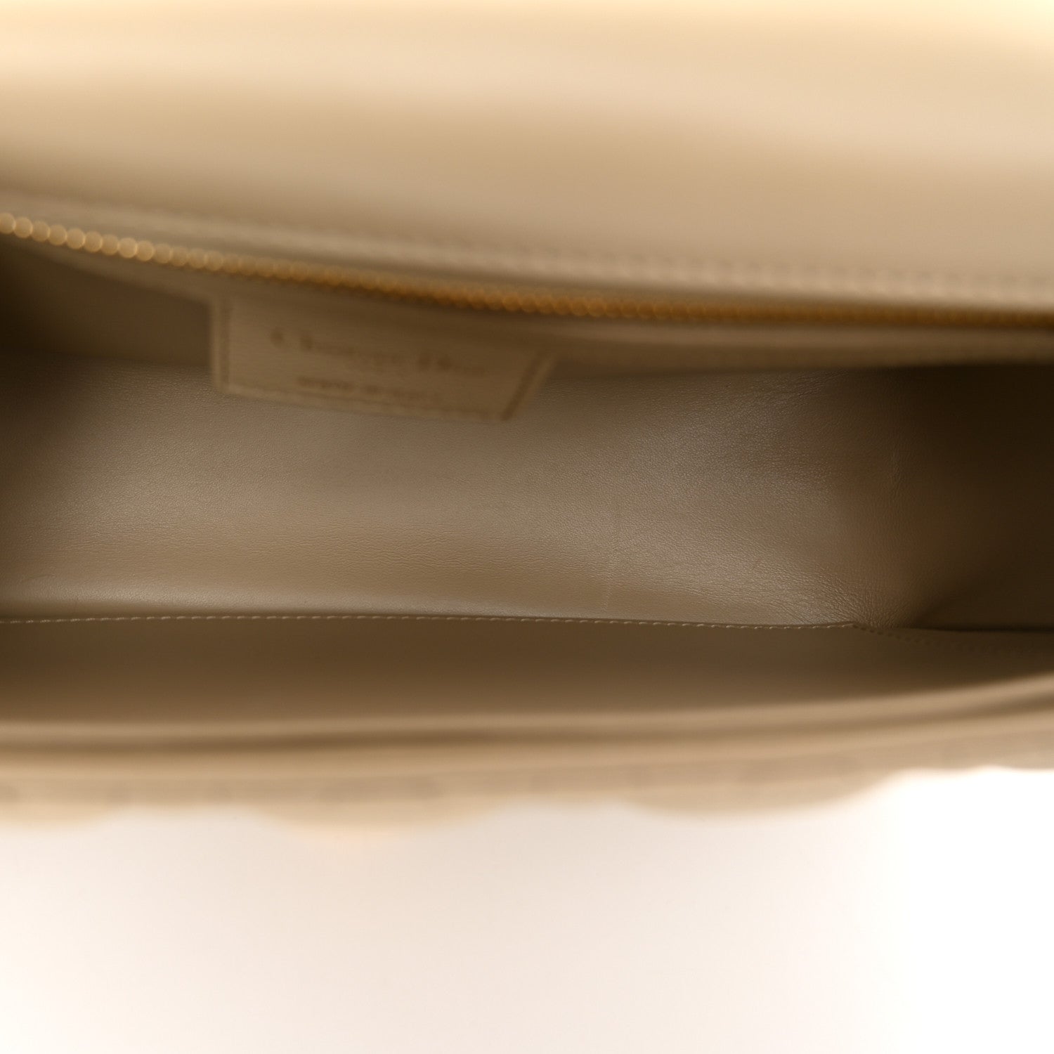 Christian Dior Supple Calfskin Cannage Medium Caro Bag Beige 5 of 10