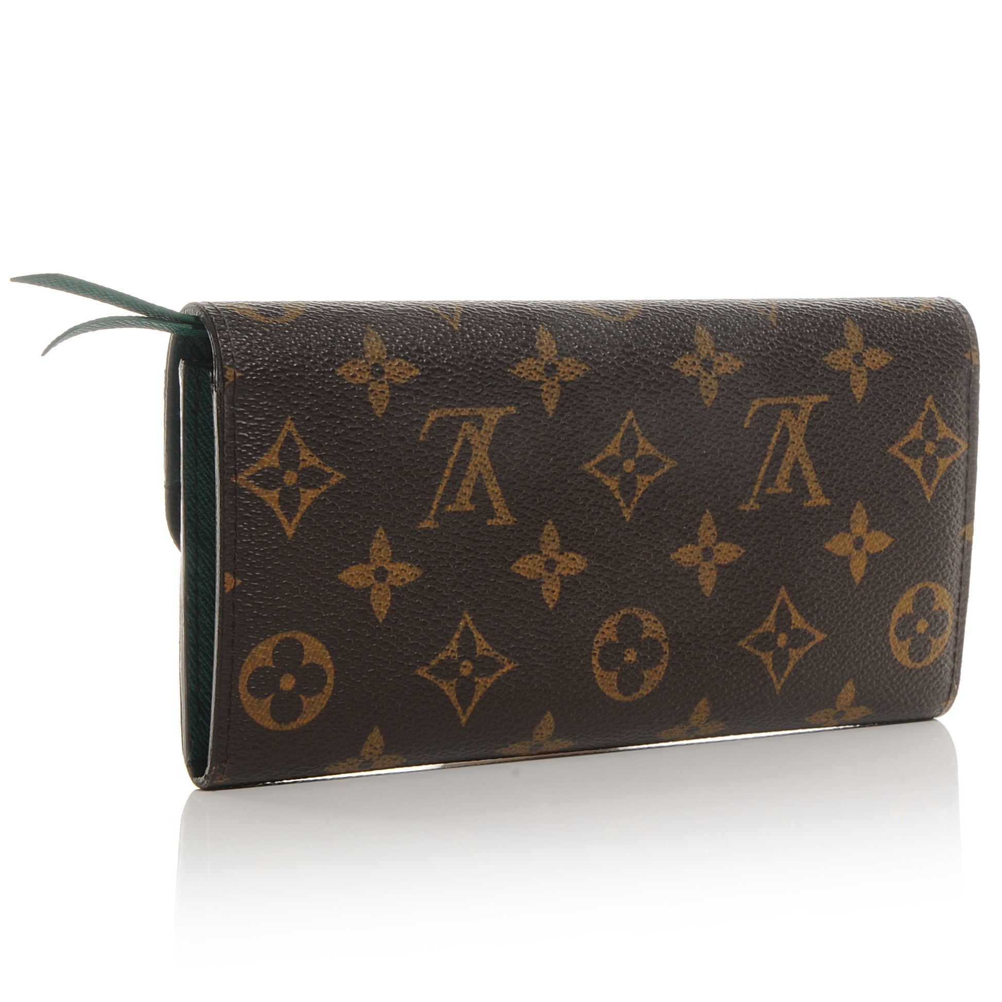 Louis Vuitton Monogram Emilie Wallet Vert 3 of 9