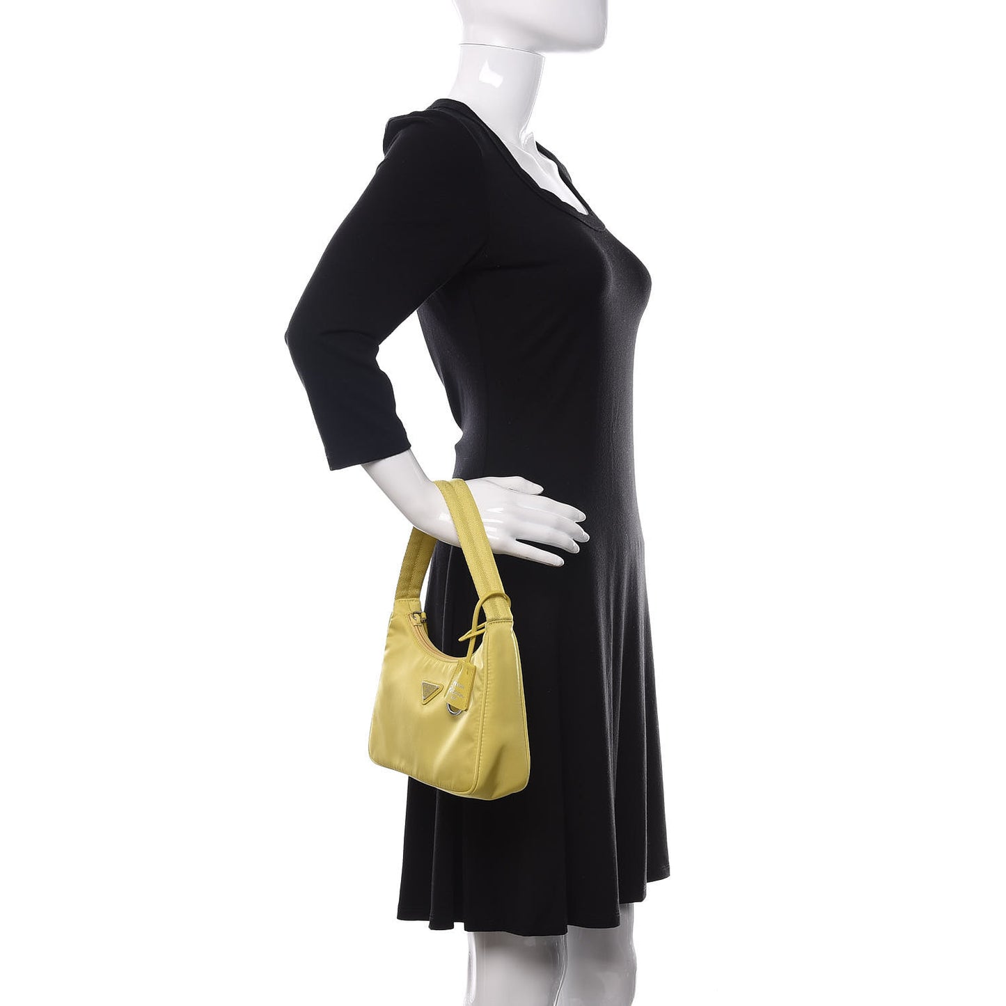Tessuto Nylon Saffiano Mini Re-Edition 2000 Bag Ananas