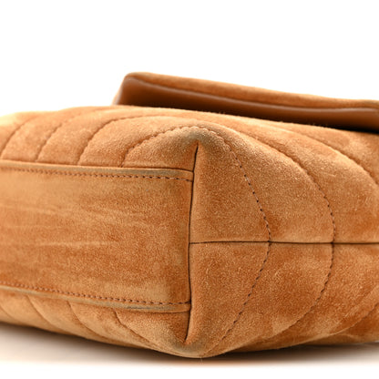 Saint Laurent Suede Toy Loulou Shoulder Bag Cinnamon 9 of 14