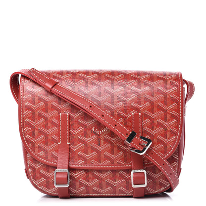 Goyard Goyardine Belvedere PM Messenger Bag Red 1 of 9