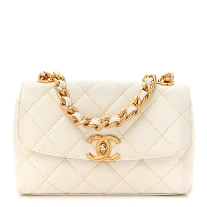 Chanel Caviar Quilted Small Flap White 1 of 17