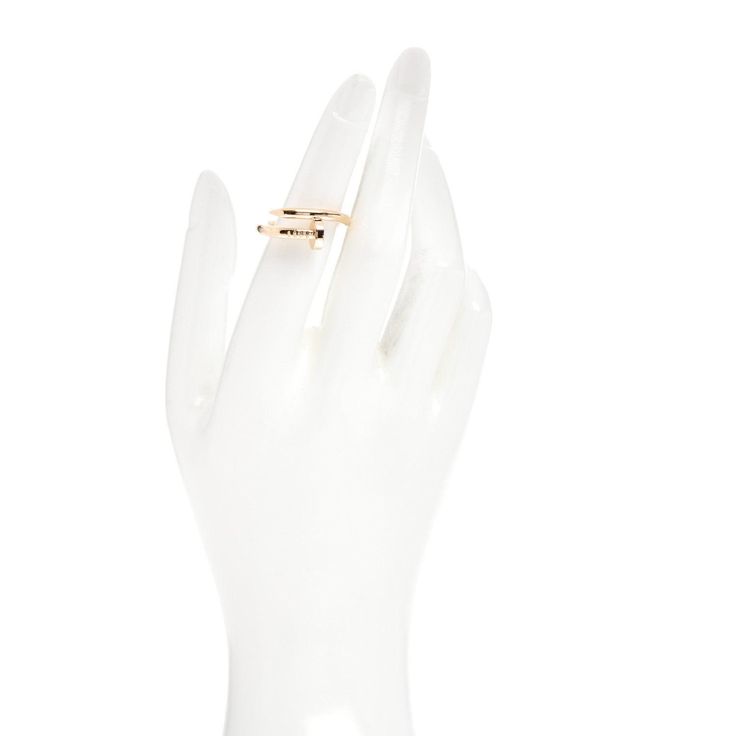 Cartier 18K Yellow Gold Juste Un Clou Ring 55 7.25 2 of 5