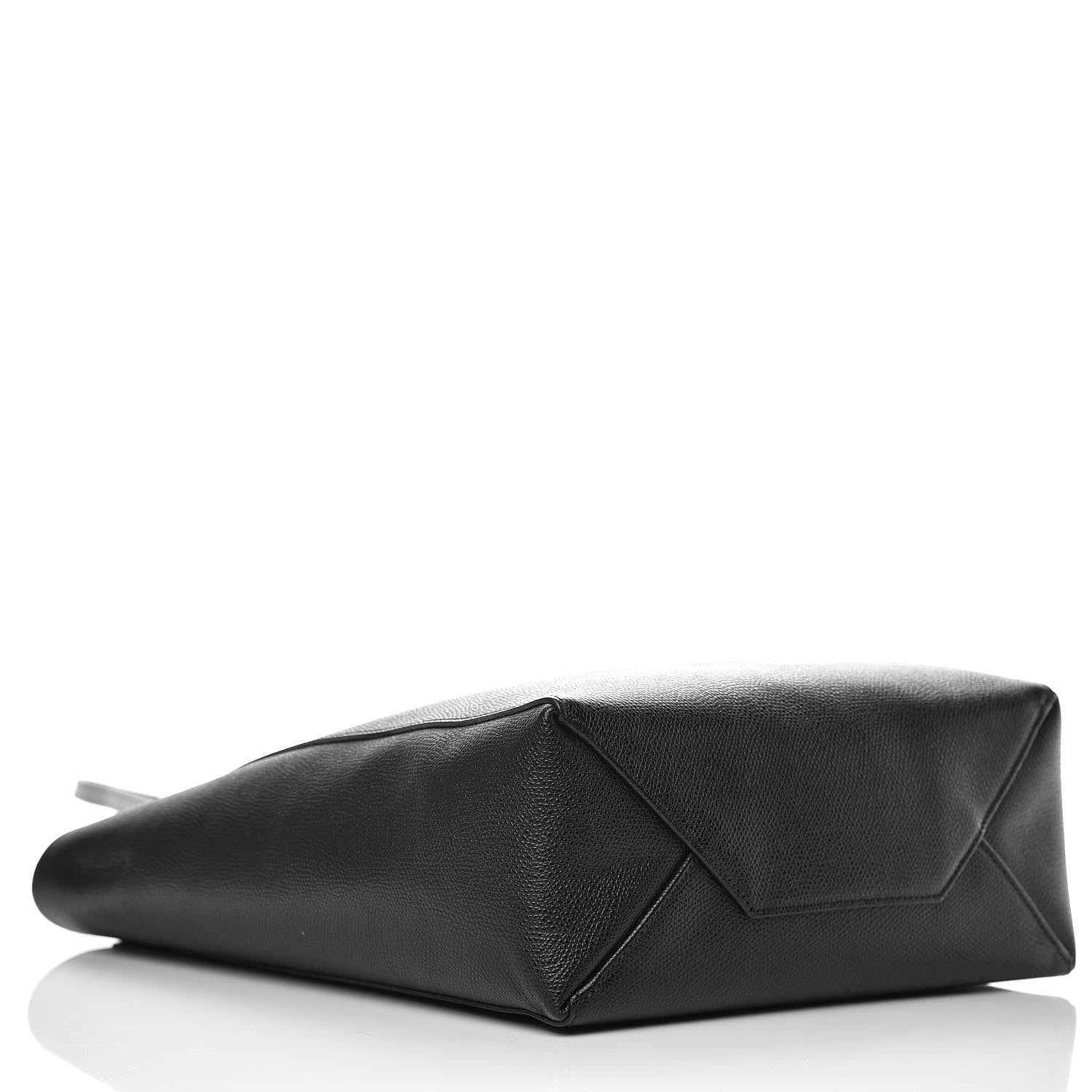 Celine Grained Calfskin Small Vertical Cabas Black 4 of 9