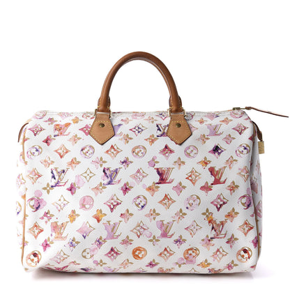 Louis Vuitton Watercolor Aquarelle Speedy 35 White 1 of 11