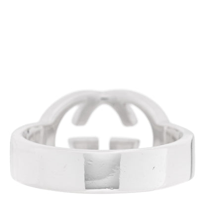 Gucci Sterling Silver Interlocking G Ring 54 6.75 3 of 5