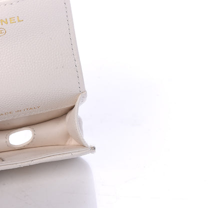 Chanel Caviar Quilted Airpods Pro Case White 5 of 7