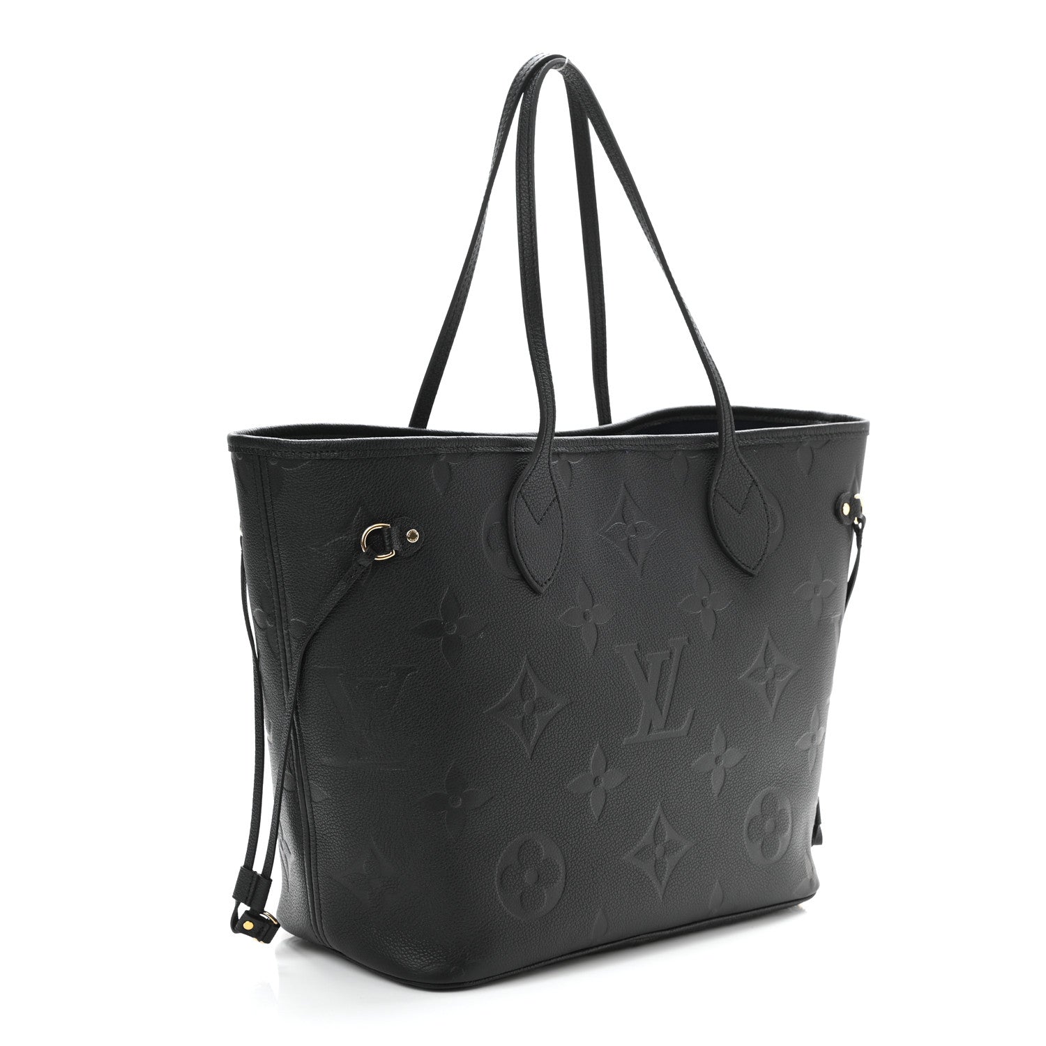 Louis Vuitton Empreinte Monogram Giant Neverfull MM Black 5 of 11