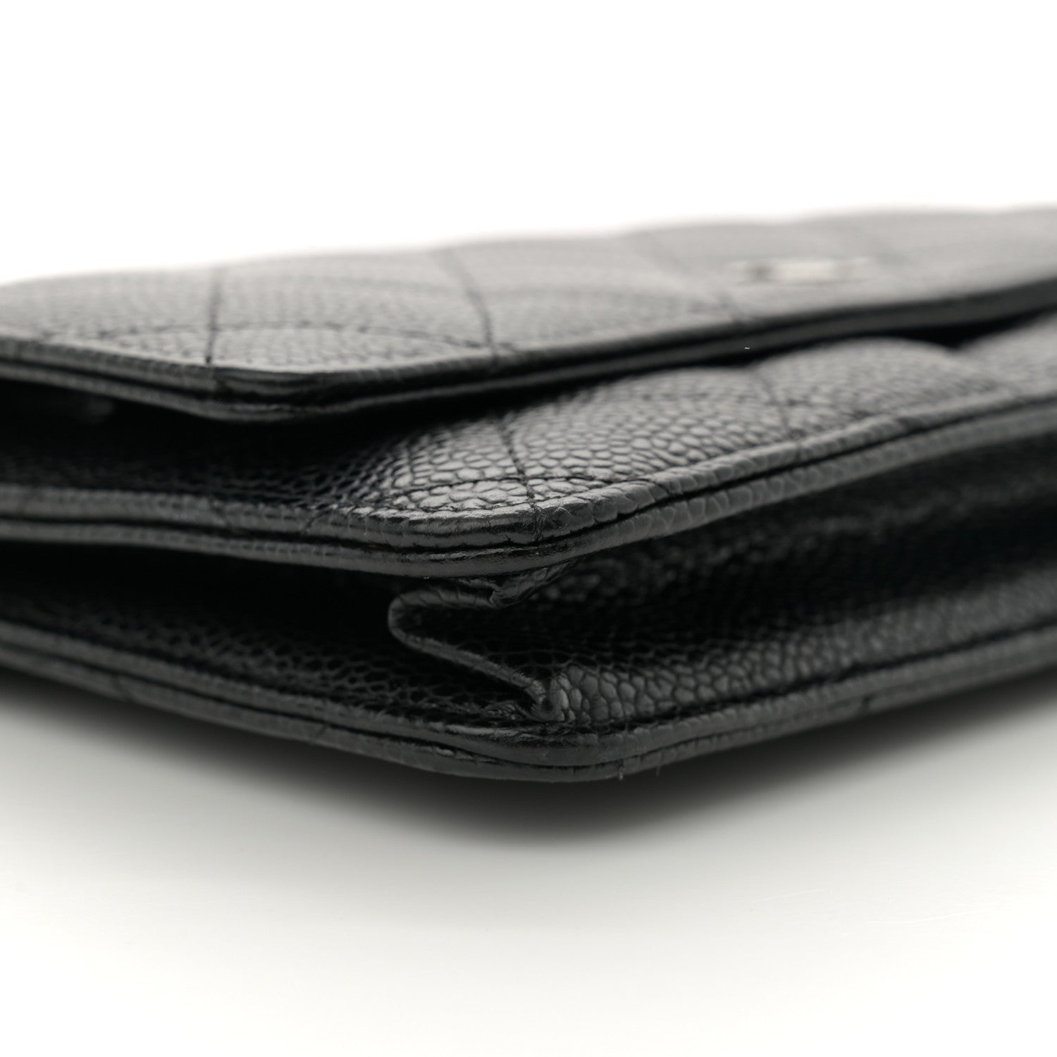 Chanel Caviar Quilted Wallet On Chain WOC Black 9 of 11