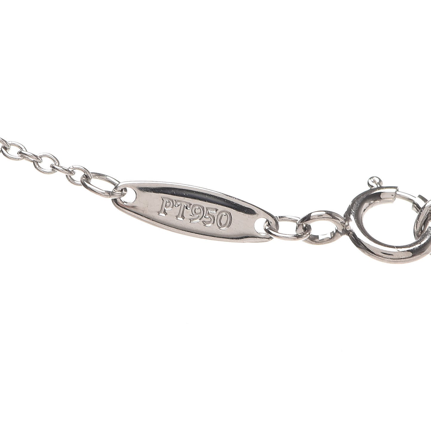 Platinum Diamond .19ct Elsa Peretti Diamonds by the Yard Pendant Necklace