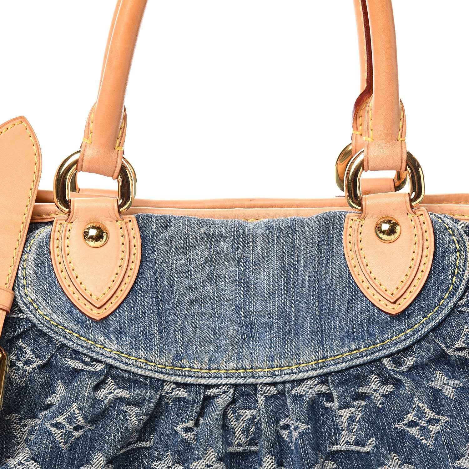 Louis Vuitton Denim Neo Cabby MM Blue 12 of 13