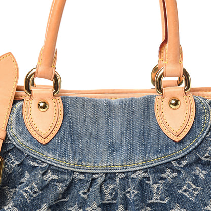 Louis Vuitton Denim Neo Cabby MM Blue 12 of 13
