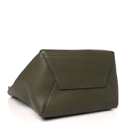 Celine Soft Grained Calfskin Sangle Bucket Bag Light Khaki 4 of 13