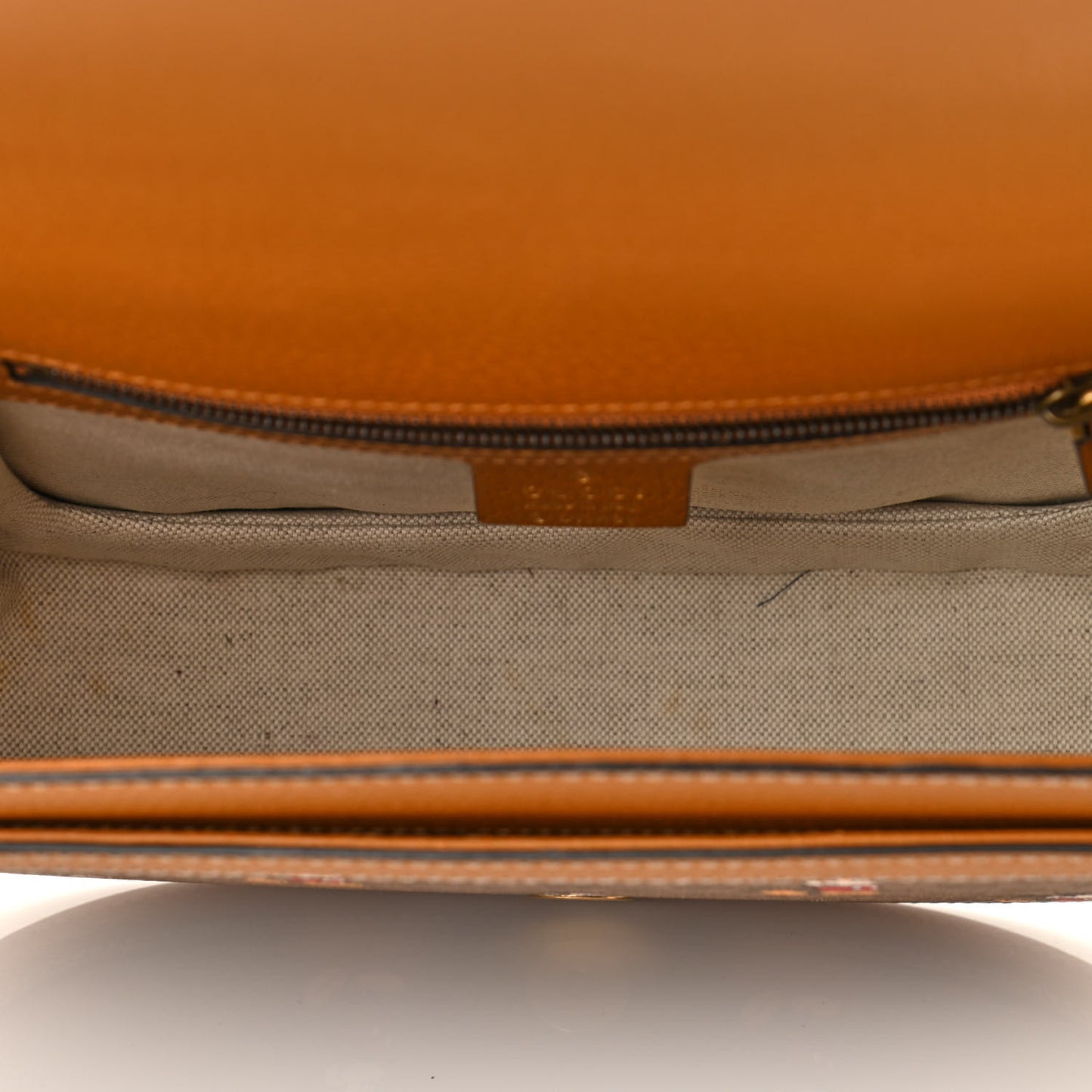 X DISNEY Mini Vintage GG Supreme Monogram Mickey Mouse Small Flap Messenger Bag Beige Vintage Sun Oil