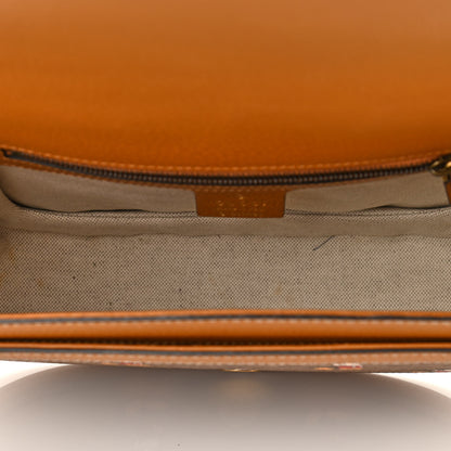 Gucci X DISNEY Mini Vintage GG Supreme Monogram Mickey Mouse Small Flap Messenger Bag Beige Vintage Sun Oil 5 of 10