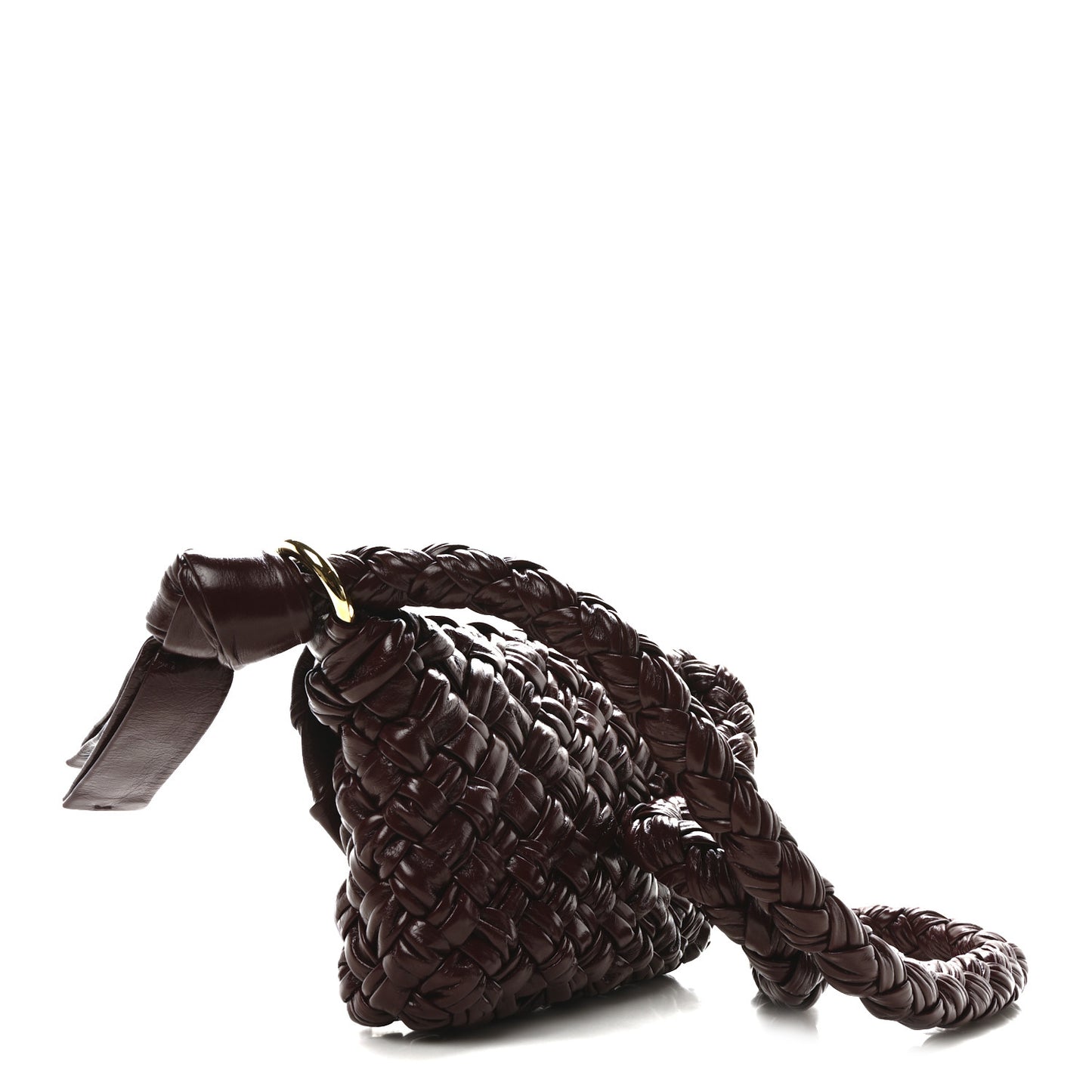 Calfskin Foulard Intreccio Kalimero Citta Shoulder Bag Barolo