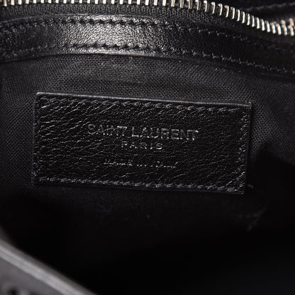 Saint Laurent Crocodile Embossed Lambskin Festival Backpack Black 7 of 15