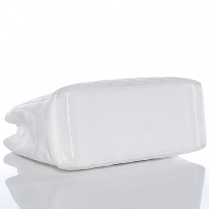 Chanel Caviar Grand Shopping Tote GST White 4 of 7