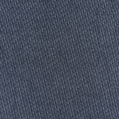 Christian Dior Wool Silk Cotton Oblique Fringe Scarf Navy Blue 3 of 3
