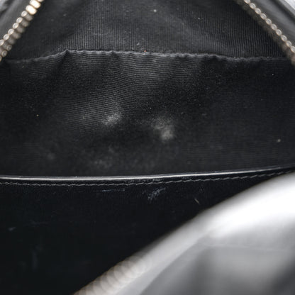Saint Laurent Calfskin Y Quilted Monogram Small Loulou Bowling Bag Black 8 of 12
