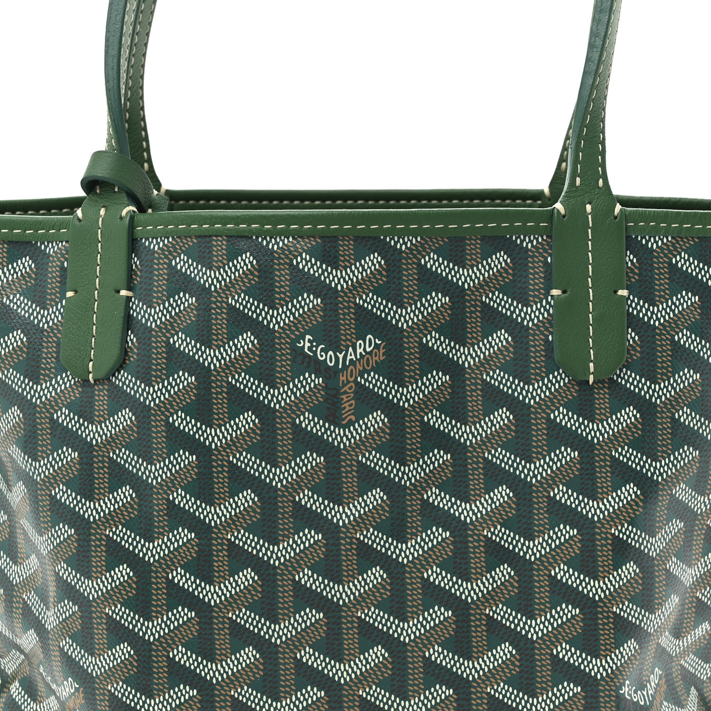 Goyardine Reversible Mini Anjou Green