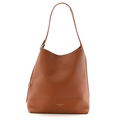 Louis Vuitton Grained Calfskin Low Key Hobo MM Cognac 1 of 12