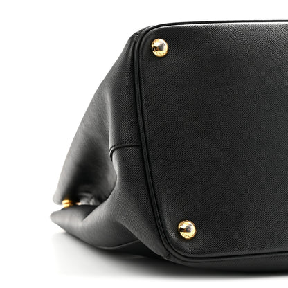 Prada Saffiano Lux Large Tote Black 10 of 11