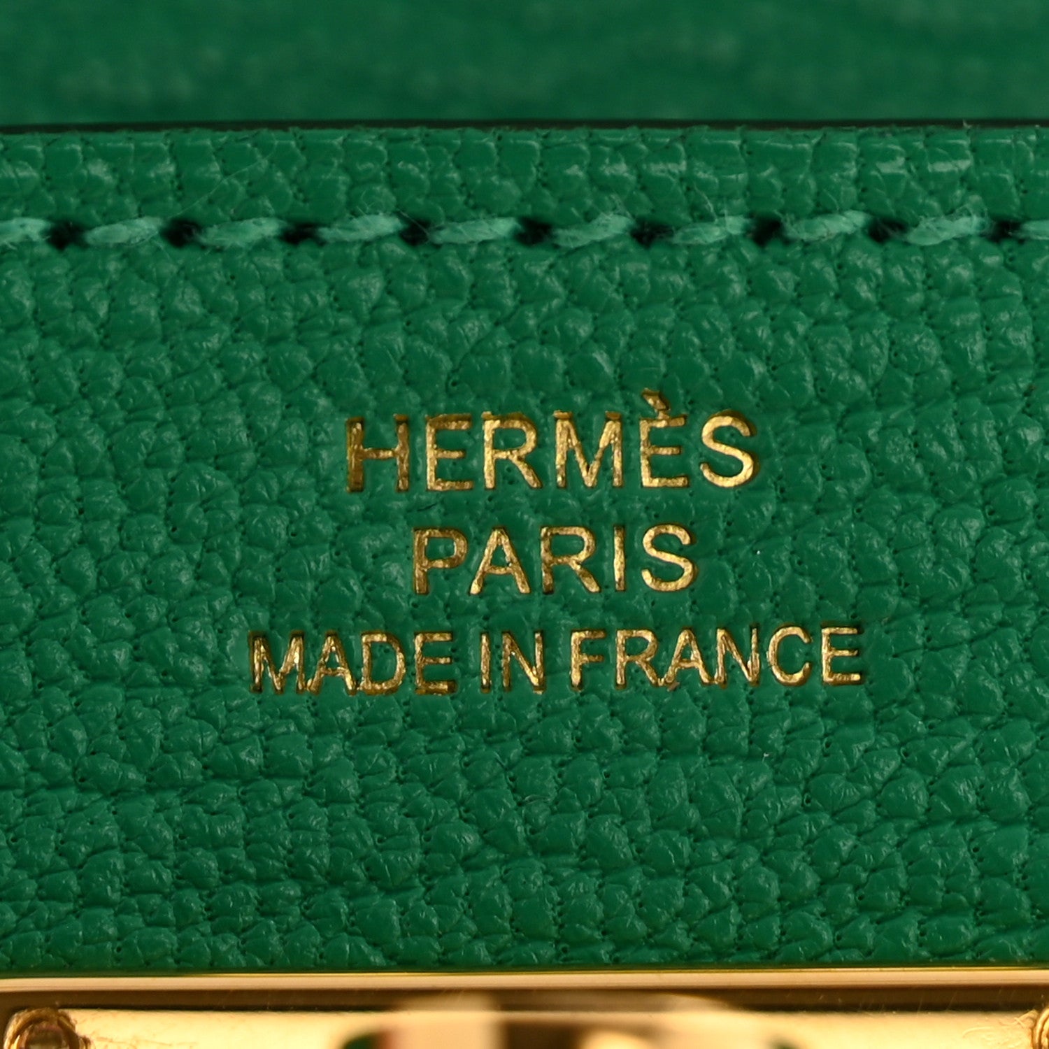 Hermes Chevre Mysore Kelly Longue Wallet Menthe 6 of 9