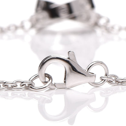 Tiffany CARTIER 18K White Gold Interlocking LOVE Bracelet 4 of 8