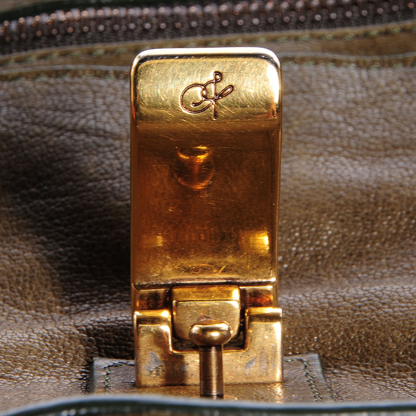 Lambskin PS1 Medium Satchel Military