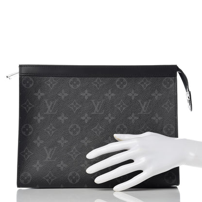 Louis Vuitton Monogram Eclipse Pochette Voyage MM 2 of 9