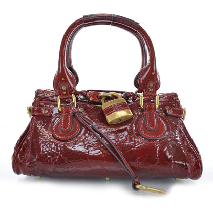 Chloe Patent Leather Paddington Raspberry 1 of 10