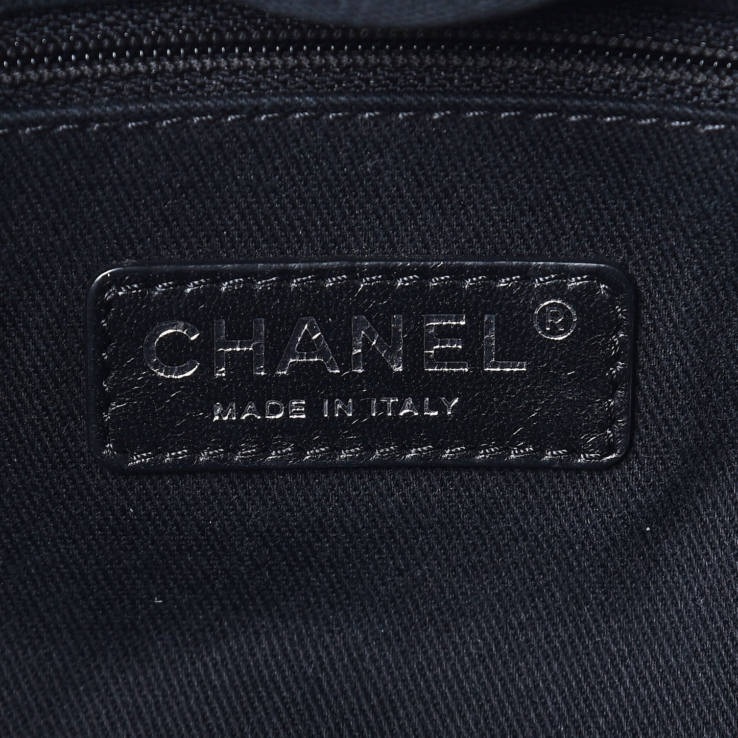 Canvas Large Deauville Tote Beige Black