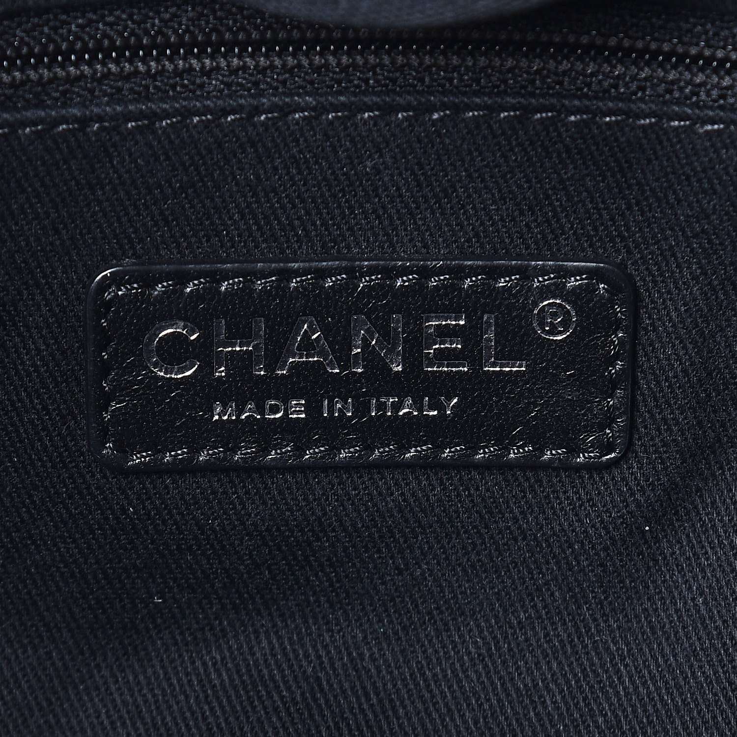 Chanel Canvas Large Deauville Tote Beige Black 8 of 14