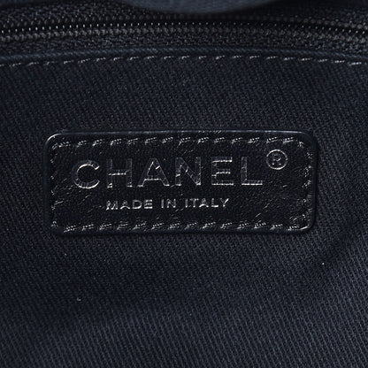 Chanel Canvas Large Deauville Tote Beige Black 8 of 14