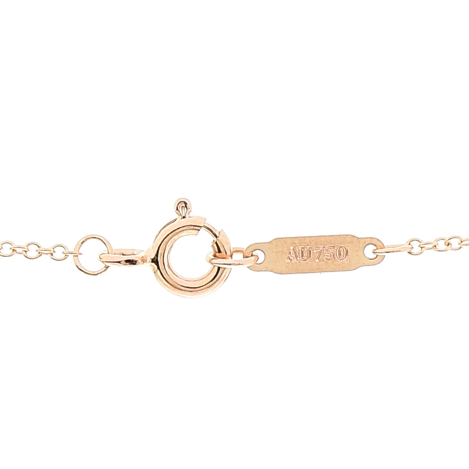 Tiffany 18K Rose Gold Return To Tiffany Heart Key Pendant Necklace 6 of 7