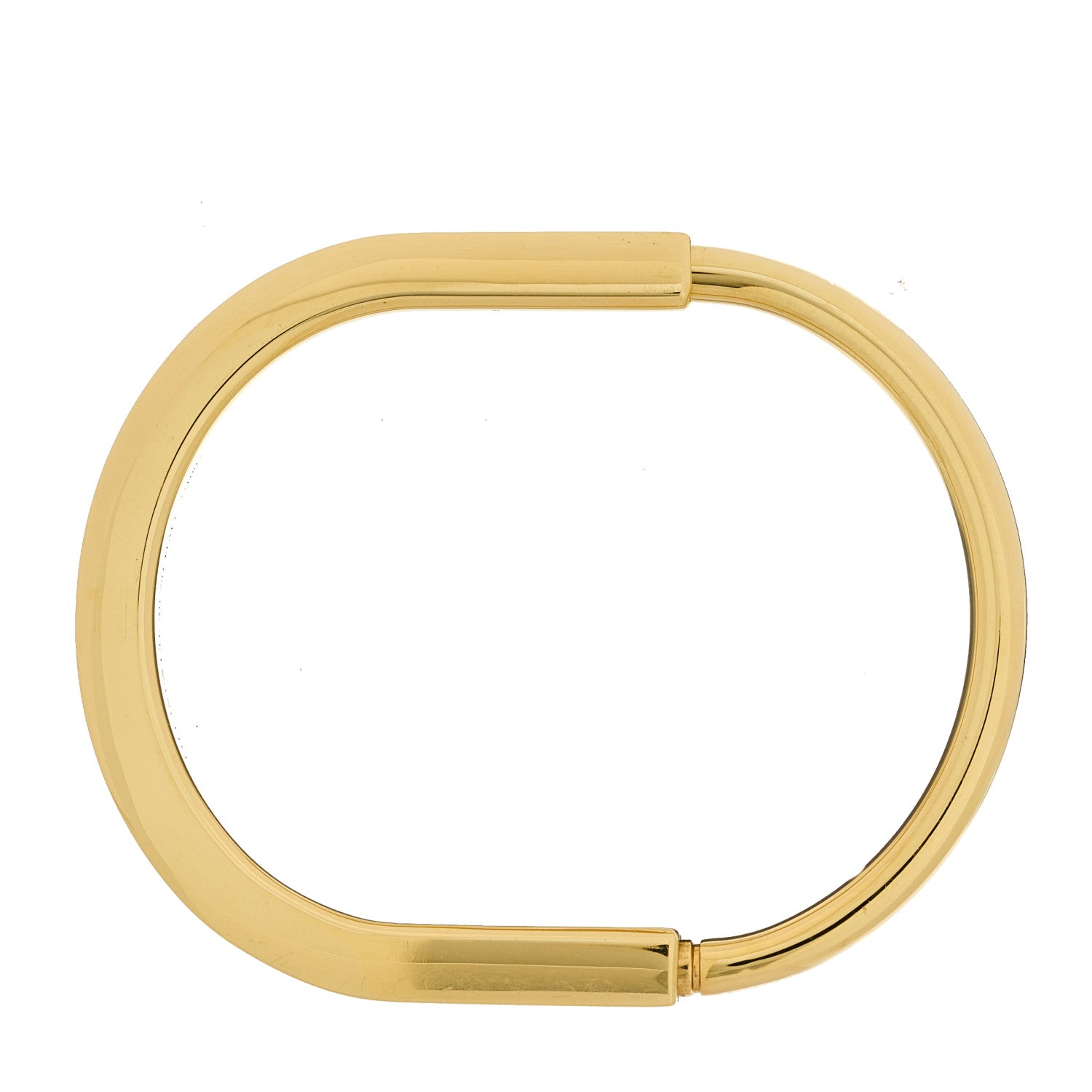Tiffany 18K Yellow Gold Tiffany Lock Bangle Bracelet 1 of 6