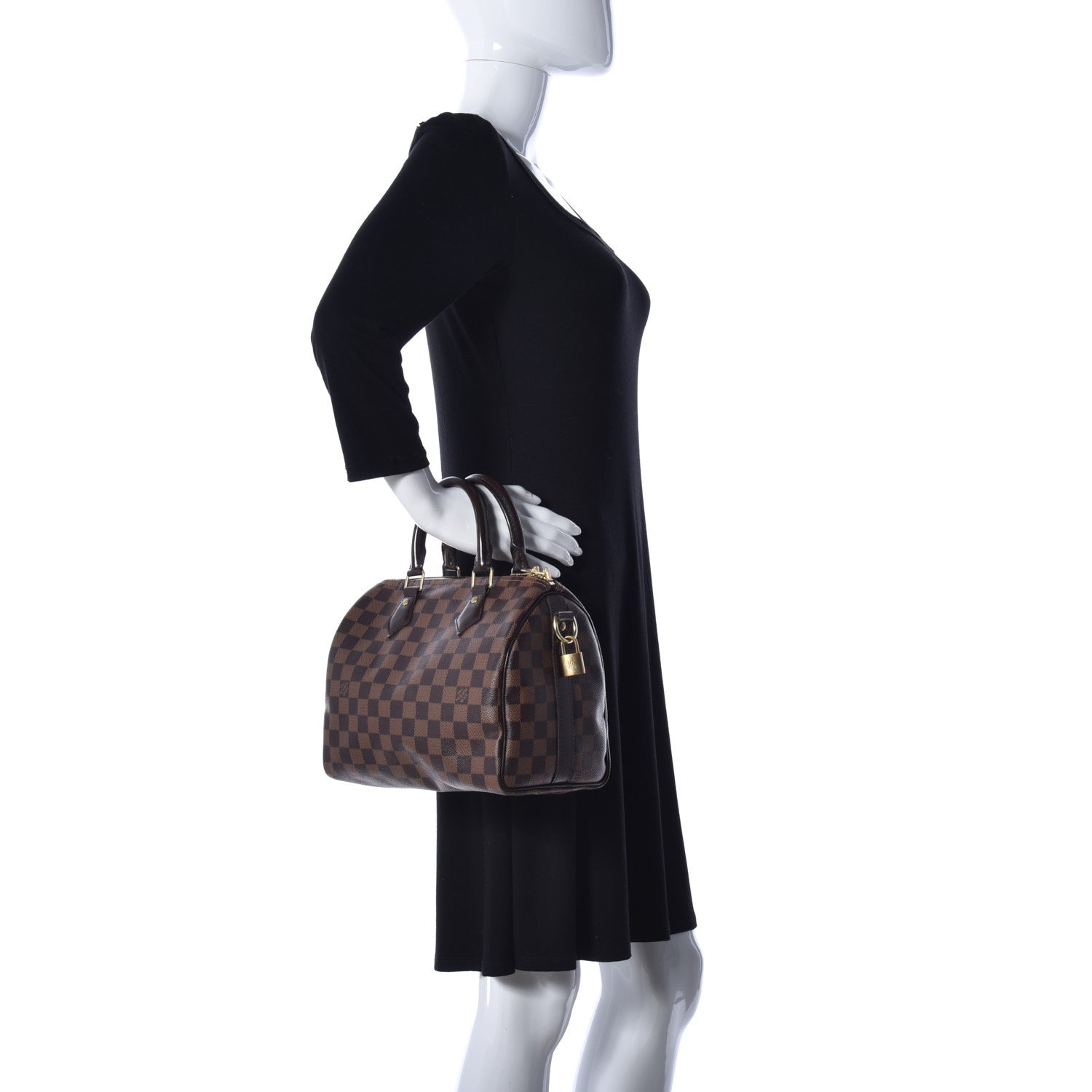 Louis Vuitton Damier Ebene Speedy Bandouliere 25 2 of 19