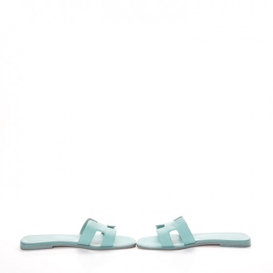 Epsom Oran Sandals 38.5 Bleu Ciel