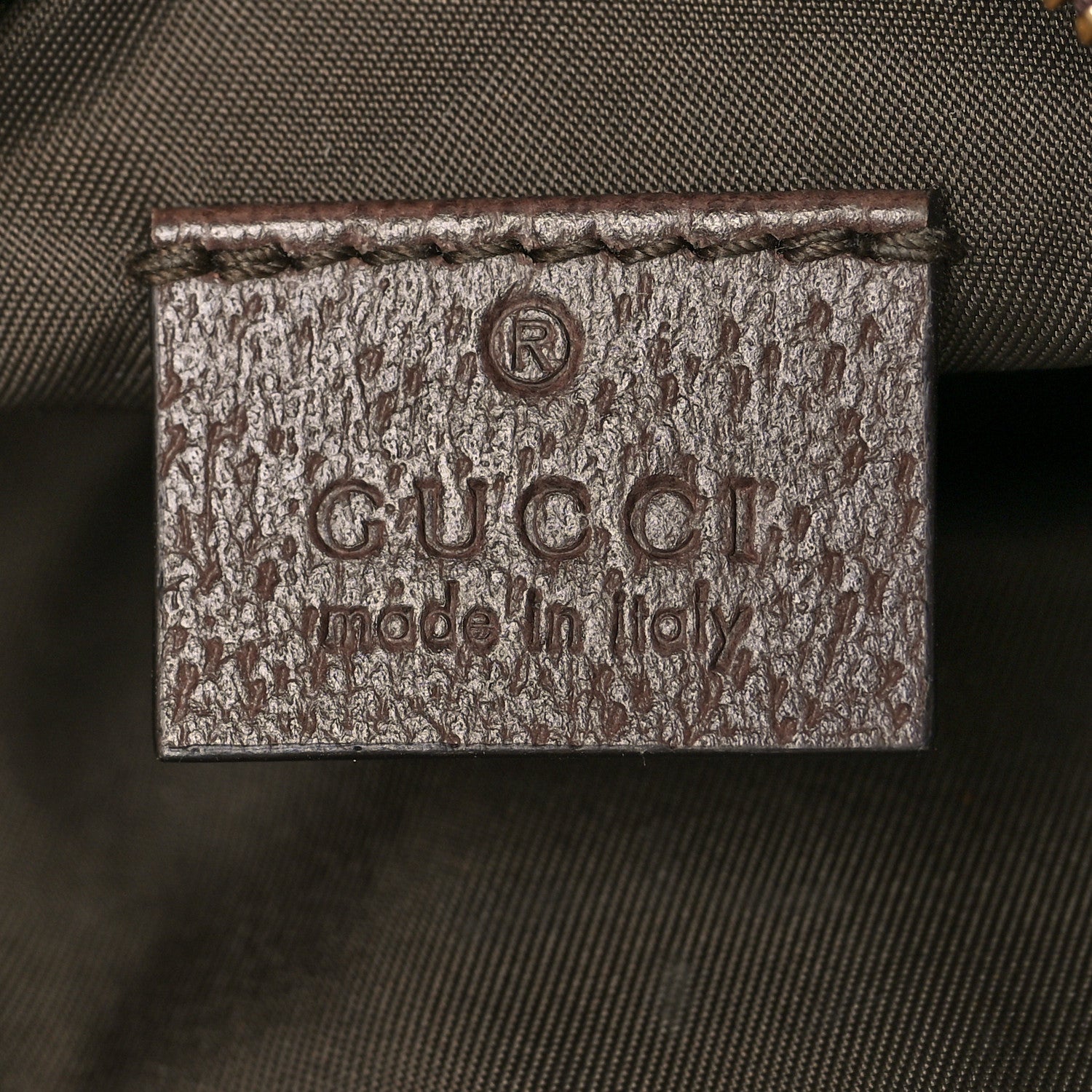 Gucci GG Supreme Monogram Web Ophidia Dome Key Pouch Beige New Acero 8 of 10