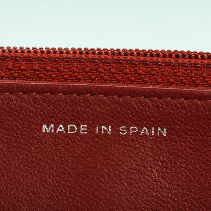 Chanel Lambskin Quilted Wallet On Chain WOC Red 7 of 8