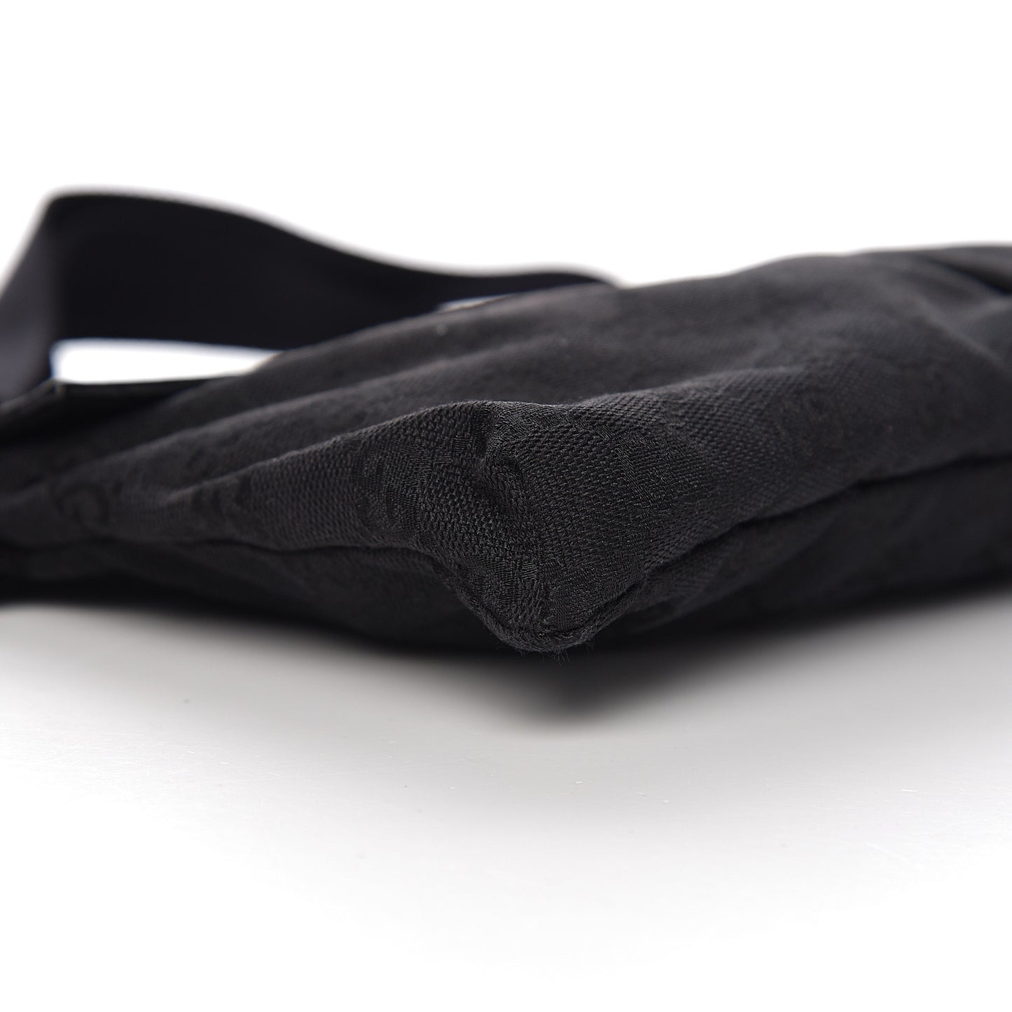 GG Monogram Double Pocket Belt Bag Black