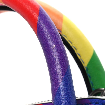 Balenciaga Smooth Calfskin Logo Rainbow XXS Ville Top Handle Bag Multicolor 14 of 16