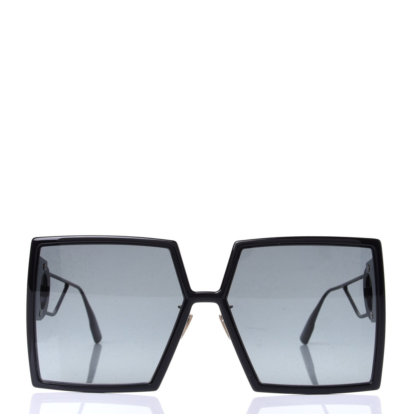 Square 30 Montaigne Sunglasses Black
