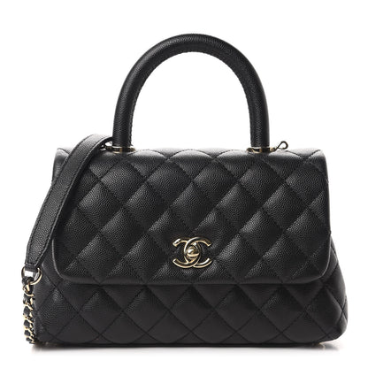 Chanel Caviar Quilted Mini Coco Handle Flap Black 1 of 11