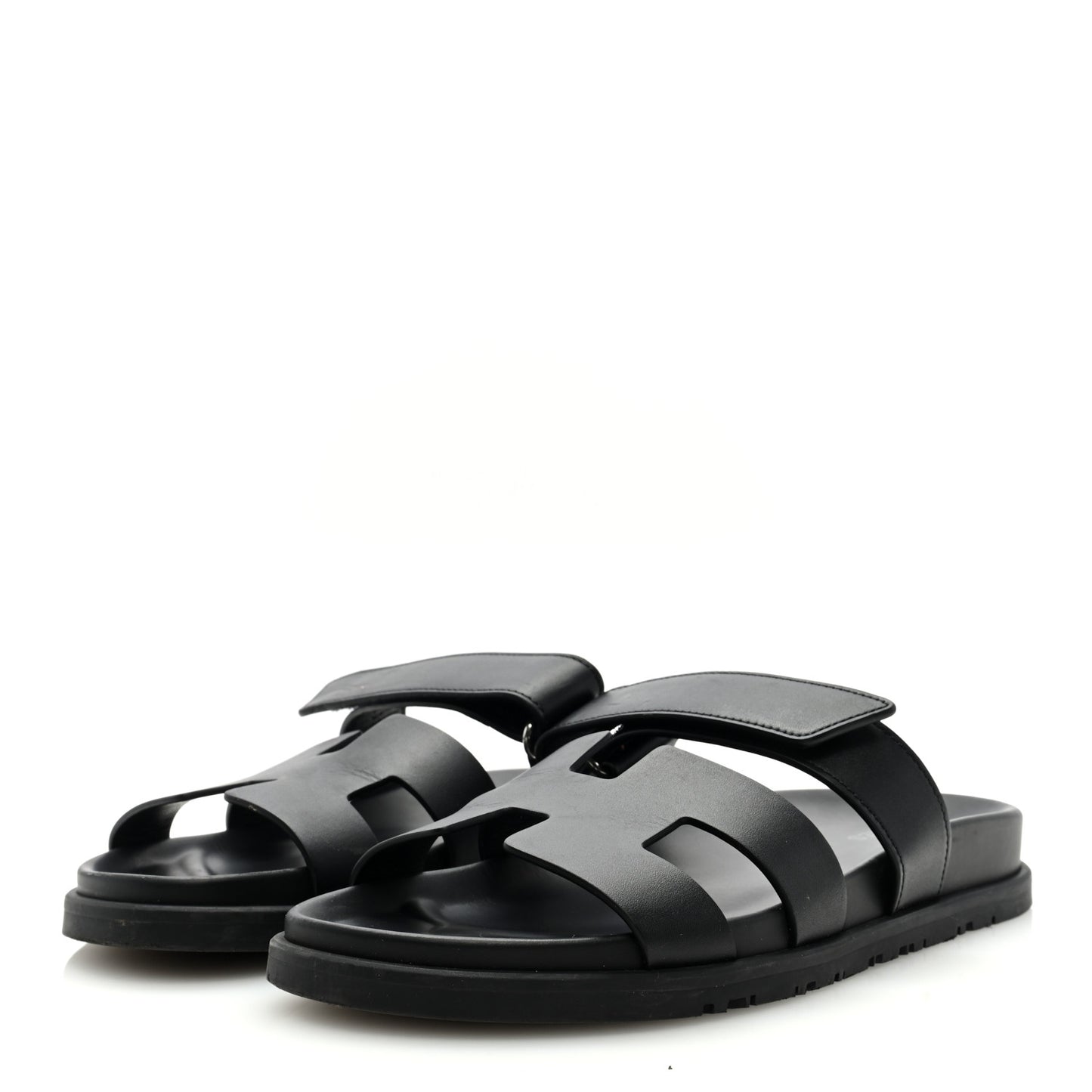 Calfskin Womens Chypre Sandals 38 Black