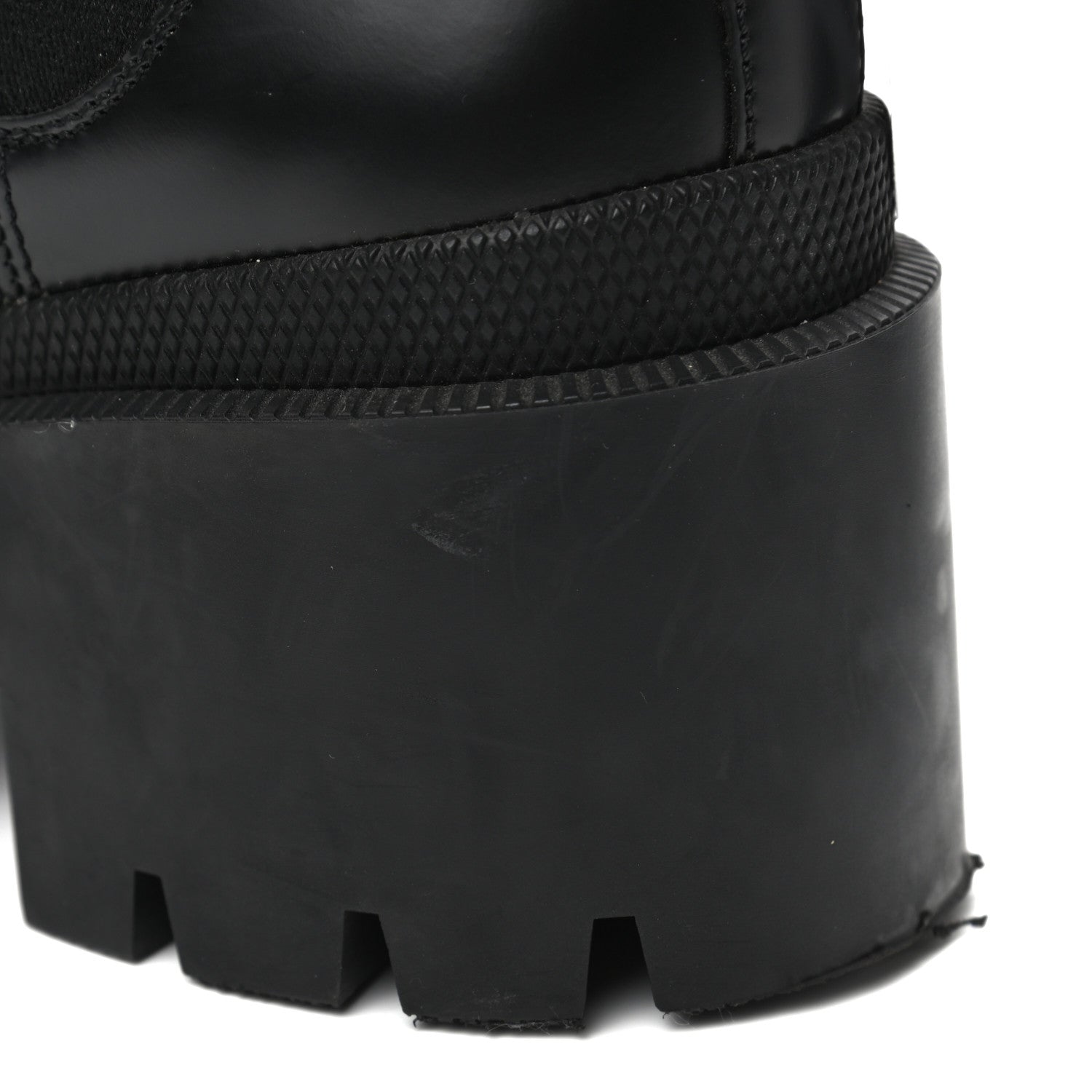 Gucci Calfskin Crystal GG Trip Chelsea Ankle Boots 37.5 Black 11 of 11